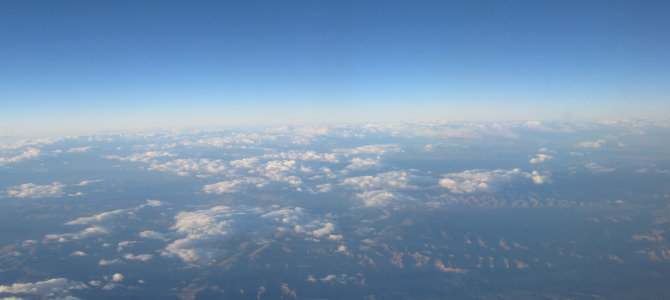 Perspective, the American West, and the Warsaw Concerto at 30,000 feet…